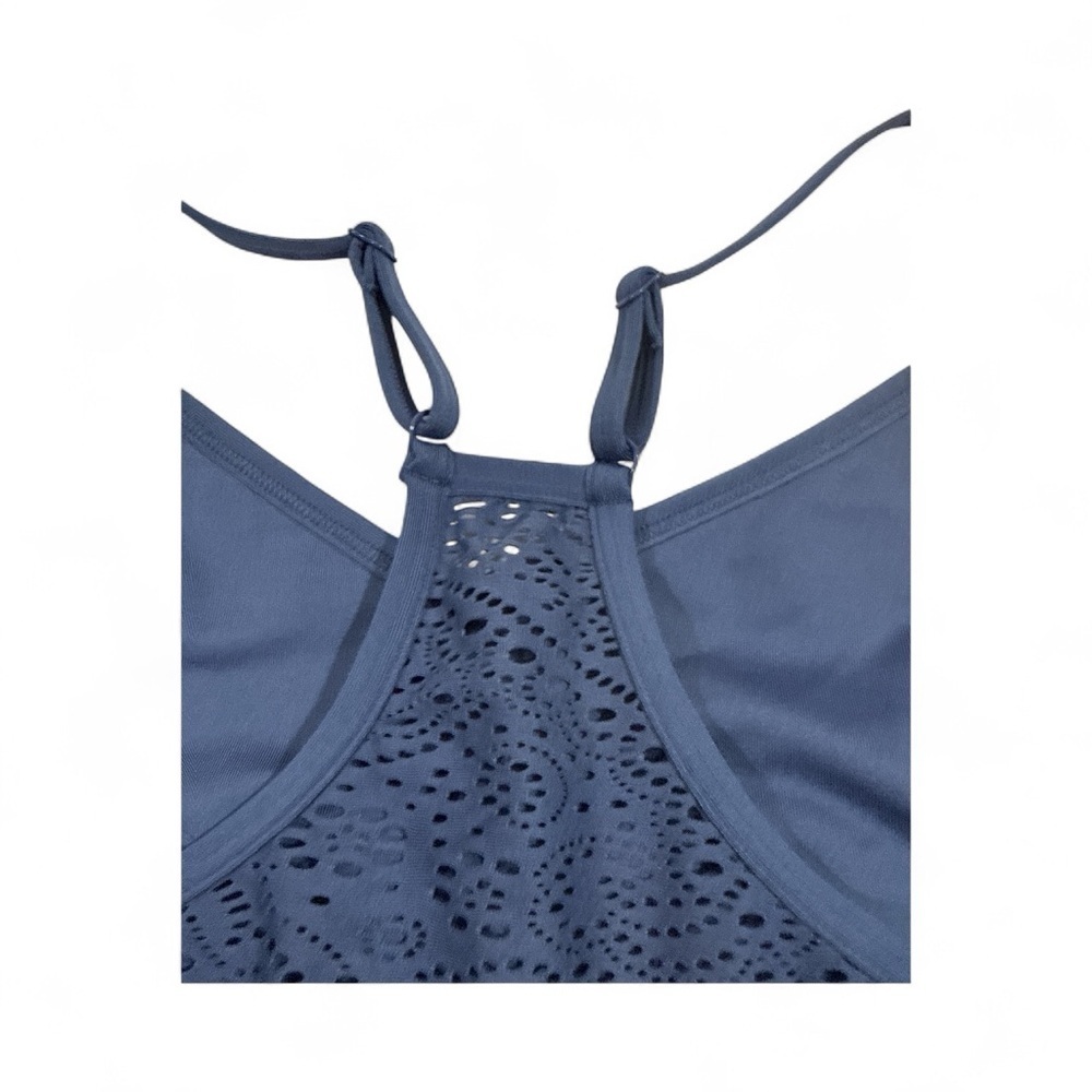 Victorias Secret Size XL Womens Burgundy & Blue Wireless Sports Bra - Picture 5 of 8